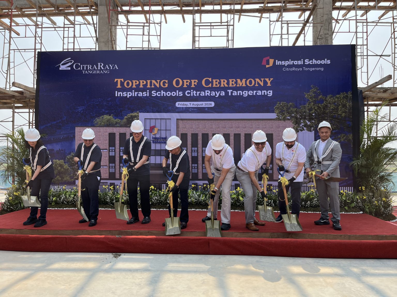 Inspirasi Schools CitraRaya Topping Off, Dukung Ekosistem Hunian dan Pendidikan Berkualitas